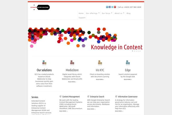 Edge theme site design template sample