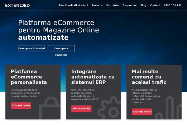 extended.ro site used Extended