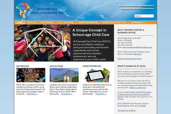 edcc theme websites examples