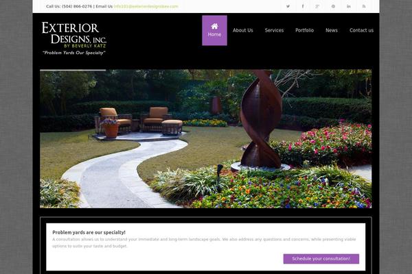 Erato theme site design template sample