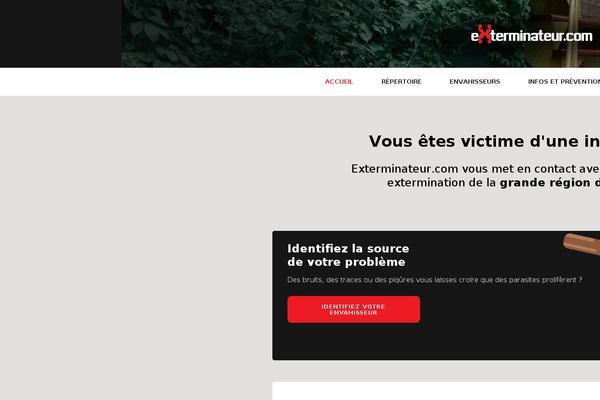 exterminateur.com site used Exterminateur