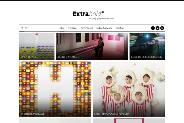 Extra theme site design template sample