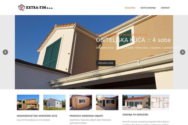 Constructo theme site design template sample