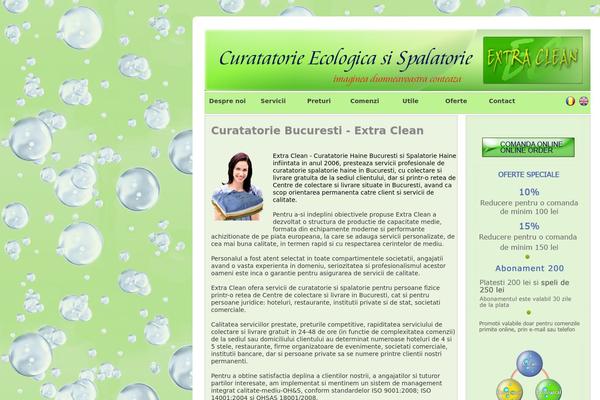 extraclean.ro site used Extraclean