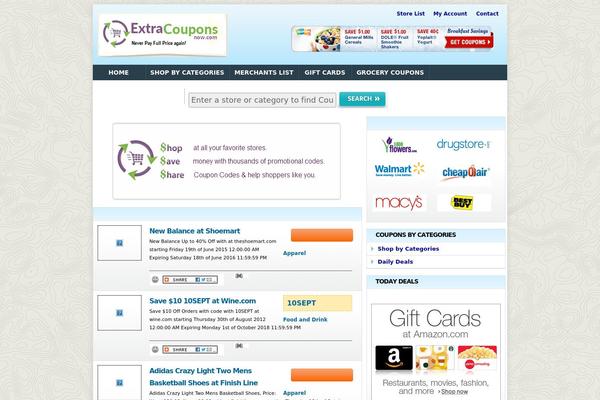 Couponpress theme site design template sample