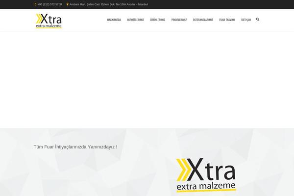 Extra theme site design template sample