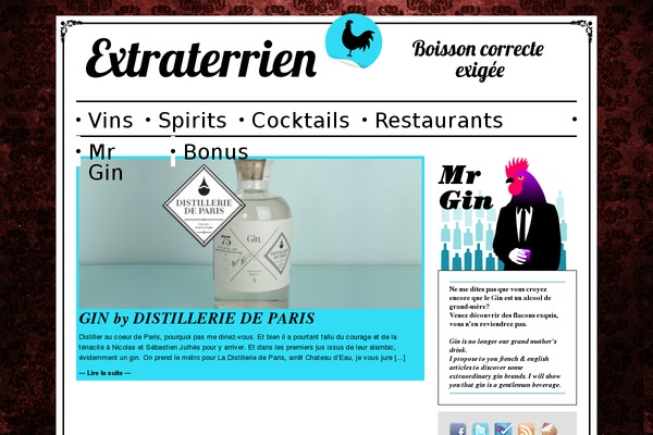 The Morning After theme site design template sample