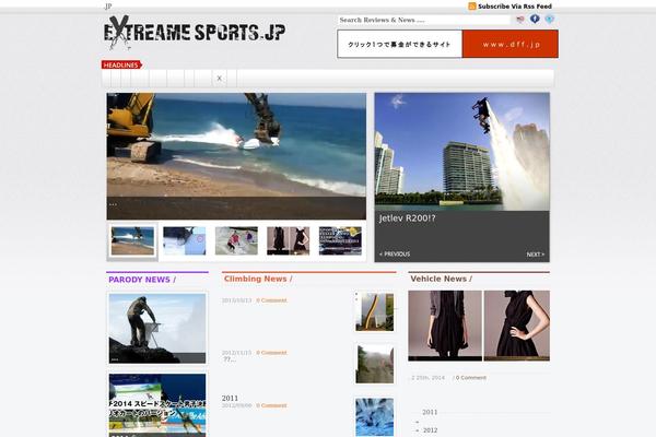 News Today theme site design template sample
