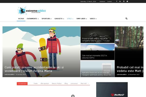 Newspaper theme site design template sample