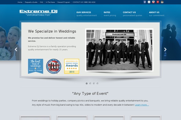 Karma theme site design template sample