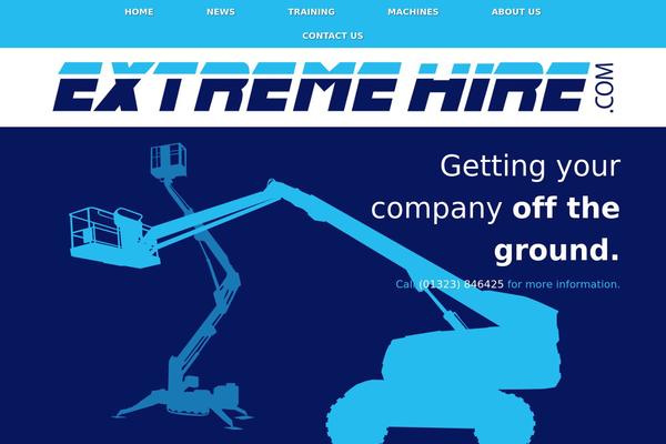 Extreme theme site design template sample
