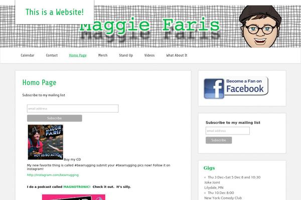 Site using MF Gig Calendar plugin