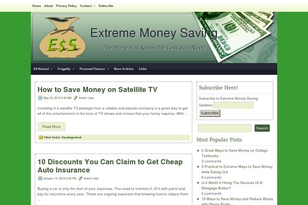 extrememoneysaving.com site used Chip Life