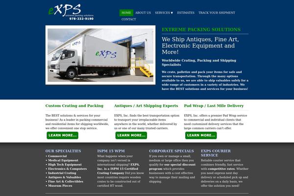 Metric theme site design template sample