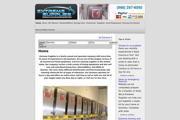 Priimo theme site design template sample