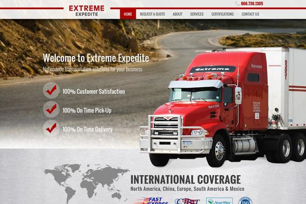 Extreme theme site design template sample