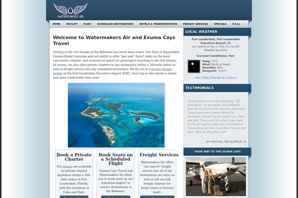 Nautica theme site design template sample