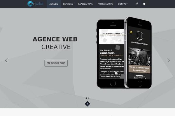 Eyaka theme site design template sample