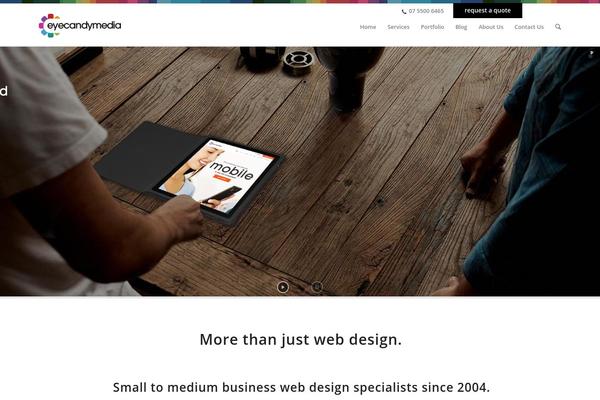 eyecandymedia.com.au site used Ecm