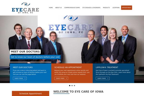 eyecareofiowa.com site used Pecaa_layout_2