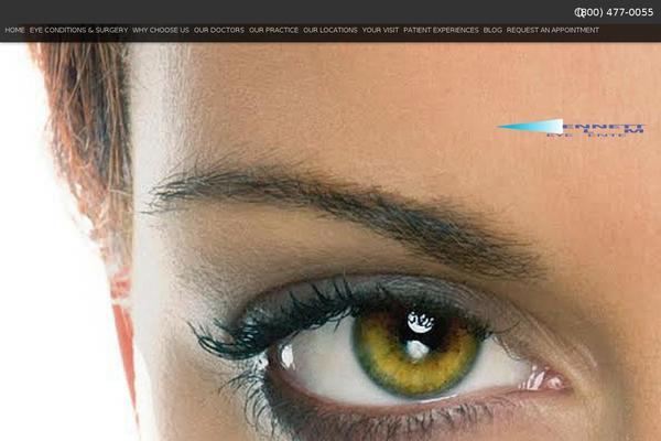 Glacial theme site design template sample