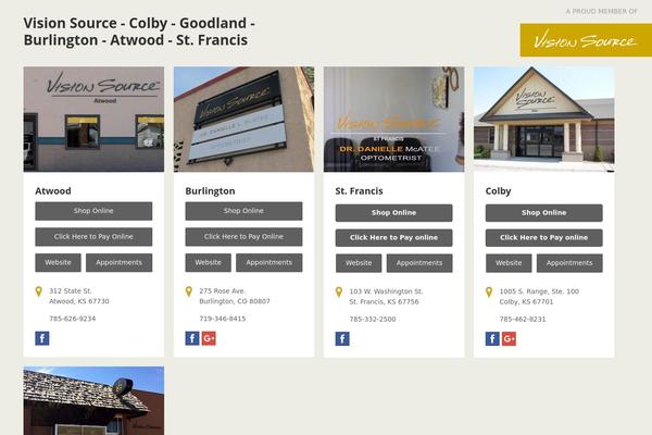 eyeclinic.com site used Multi-loc-landing