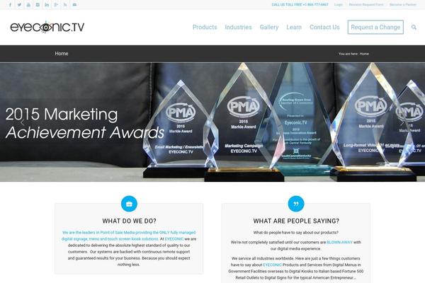 Enfold theme site design template sample