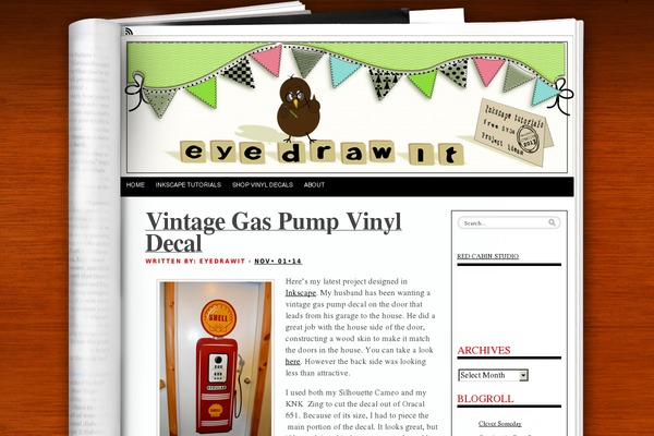 Fresh Ink Magazine theme site design template sample