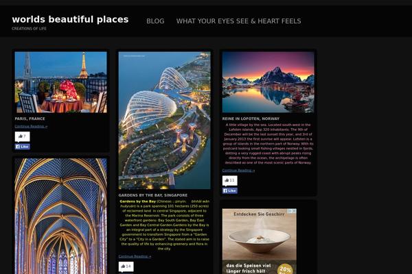 Shaken Grid Lite theme site design template sample