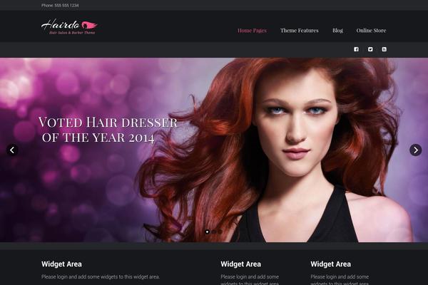 Site using Hairdo-core-plugin plugin
