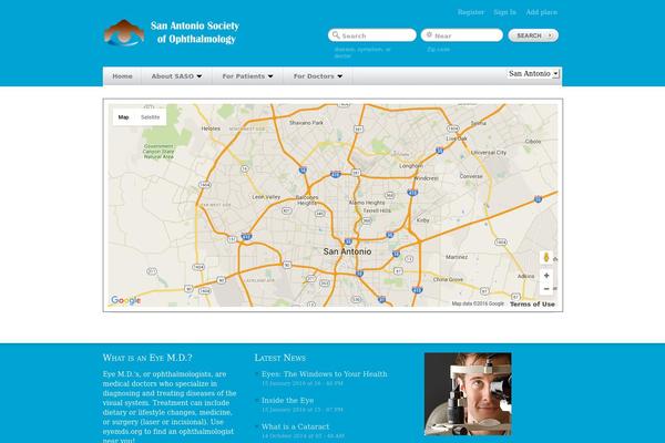 GeoPlaces theme site design template sample