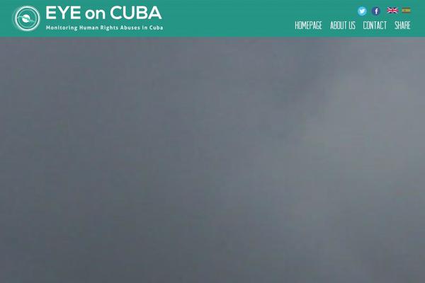 eyeoncuba.org site used Mangotemplate