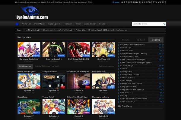 eyeonmeme.com site used Eye-on-anime