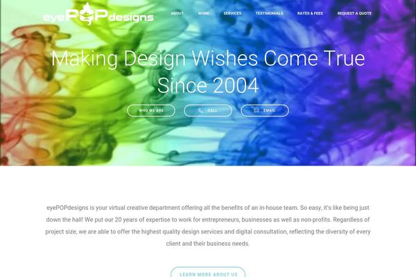 Jupiter theme site design template sample