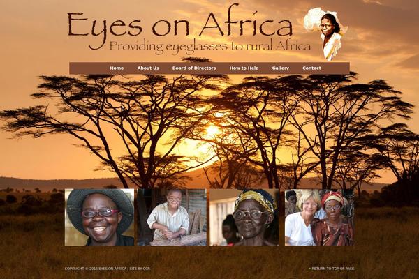 Outreach theme site design template sample