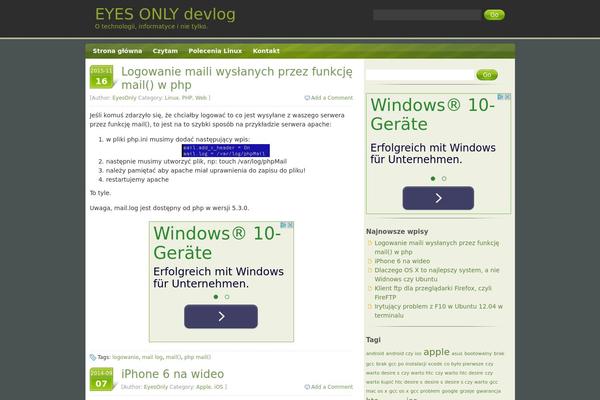 Green Hope theme site design template sample