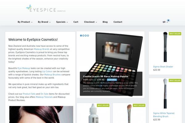 Sentient theme site design template sample