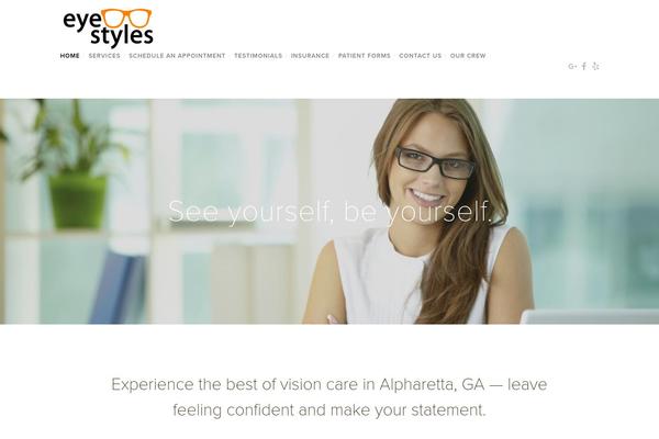 Zenon theme site design template sample