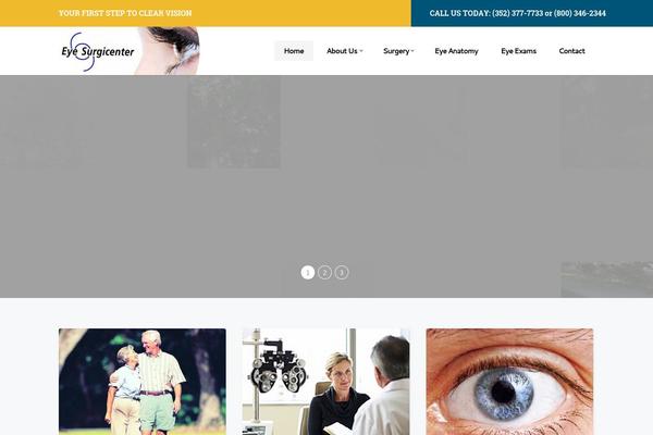 Cosmedical theme site design template sample