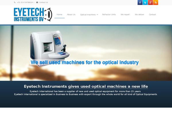 Envision theme site design template sample