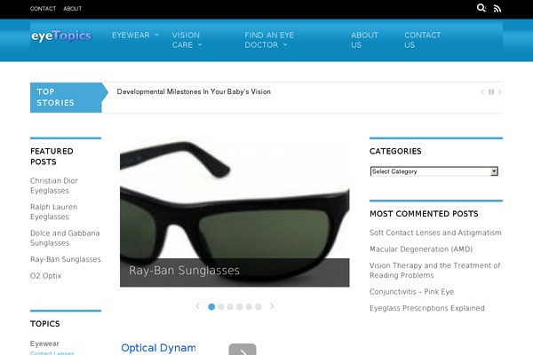 eyetopics.com site used Magazine