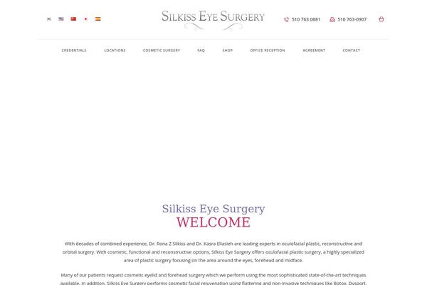 Dermatology-clinic theme site design template sample