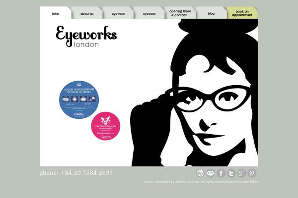 eyeworkslondon.com site used Eyeworks