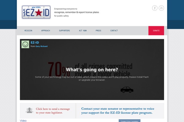 Politician theme site design template sample
