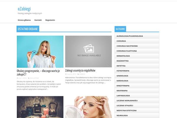 Verge theme site design template sample