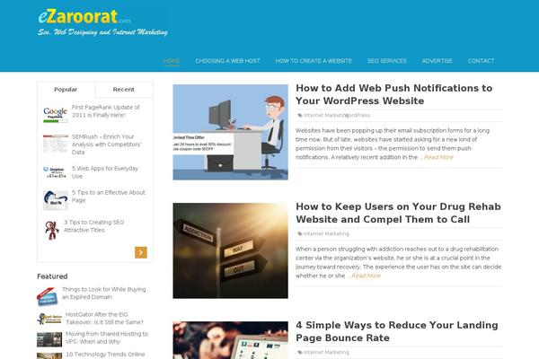 Spike theme site design template sample