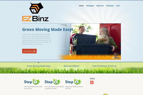 Biznizz theme site design template sample