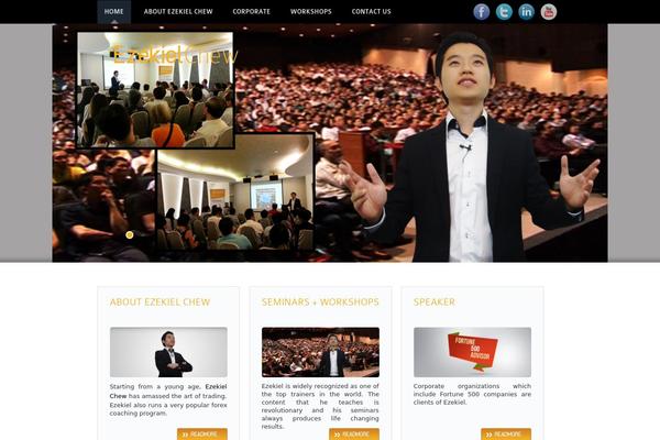 Kallyas theme site design template sample
