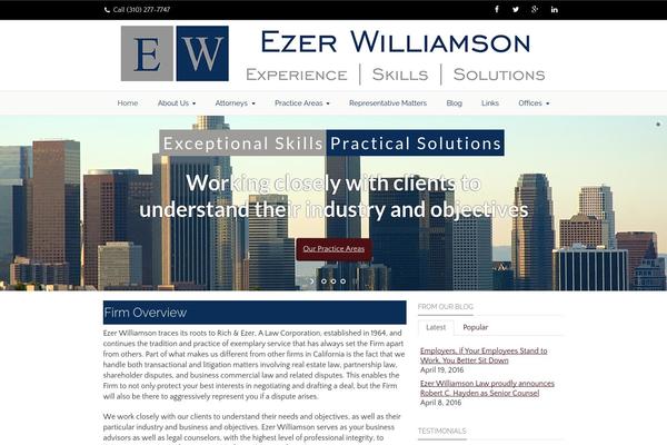 ezerwilliamsonlaw.com site used Nimva