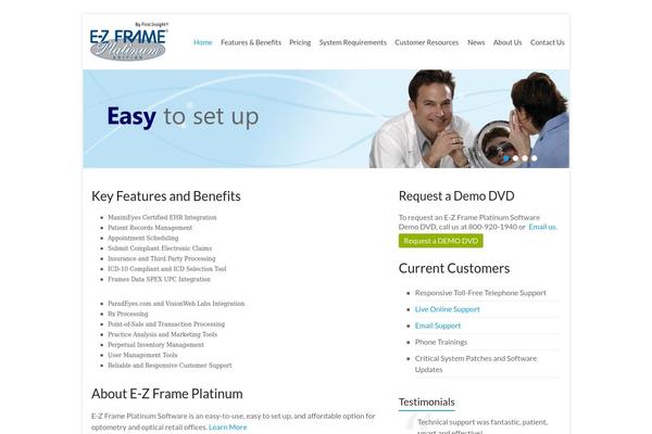 Site using Client Testimonials plugin